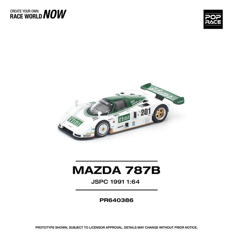 (PRE-ORDER) Pop Race 1:64 Mazda 787B JSPC 1991