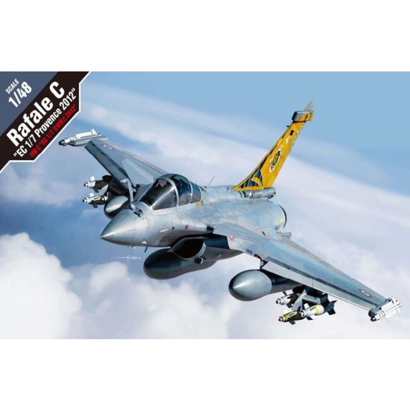 Rafale C EC 1/7 Provence 2012 1/48 #12346 by Academy