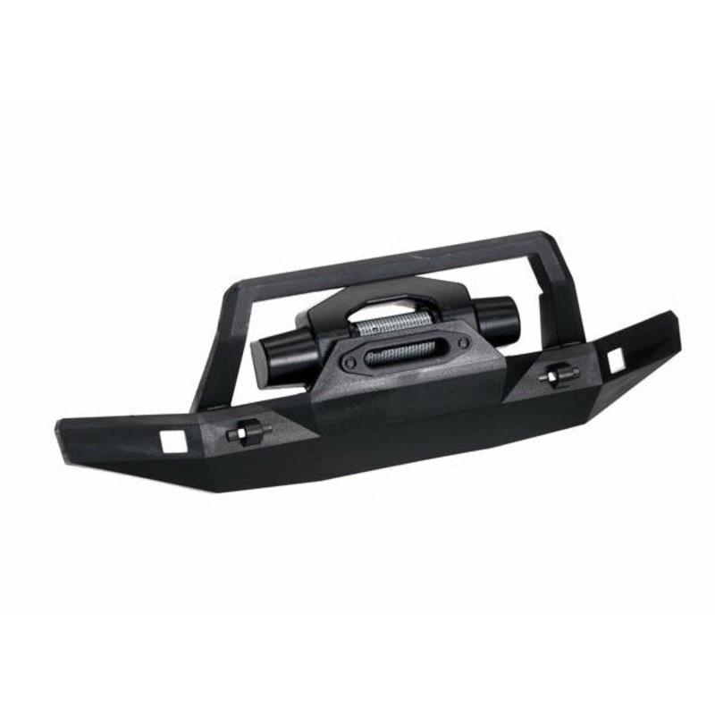 TRA8124 Bumper, front (178mm wide)/ winch/ 2.6×8 BCS (1)