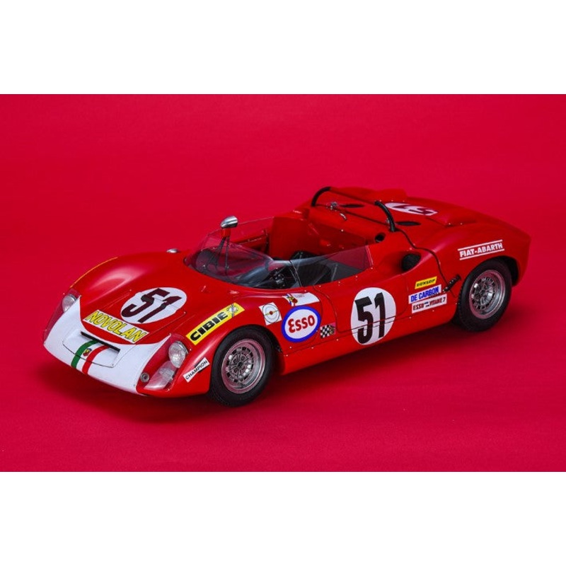 K837 Model Factory Hiro 1:12 Fiat Abarth 1000SP LM 1969 #51 M.Zanetti/U.Locatelli Fulldetail Kit