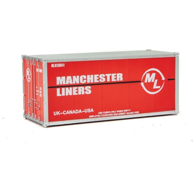 20′ Smooth-Side Container – Ready to Run Walthers SceneMaster #8656