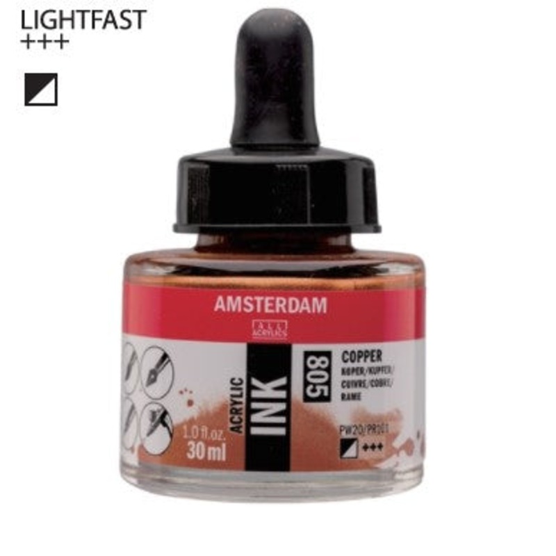 Amsterdam Acrylic Ink # 805 Copper
