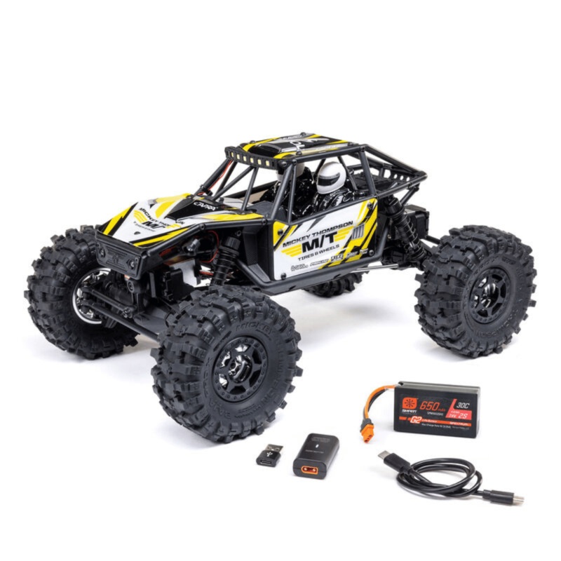 Axial UTB18 Capra 4WS 1/18 RTR 4WD Unlimited Trail Buggy w/2.4GHz Radio, Battery & Charger – Assorted Colours AXI-1750