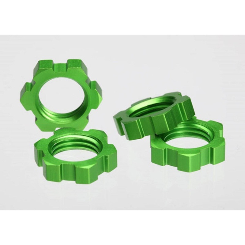 Traxxas Wheel Nuts Splined 17mm  Revo/T-Maxx 3.3/E-Revo/Summit (4) – Assorted Colours TRA5353