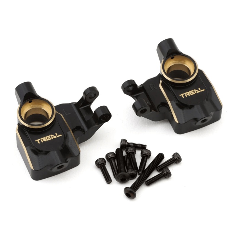 Treal Hobby Axial UTB18 Brass Front Steering Knuckles (Black) – TLHTUTB18-22