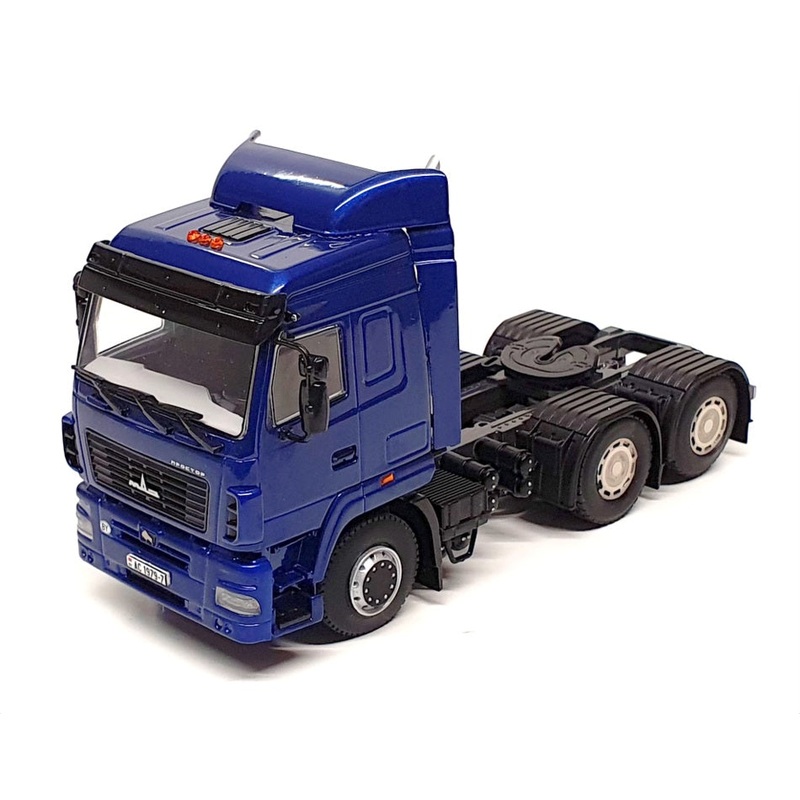 WSI Models 1/50 Scale Diecast 04-1122 – MAZ 6430 6×4 Truck – Blue