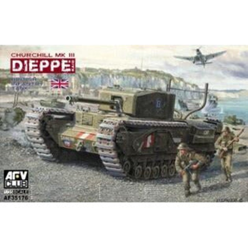 Churchill MK III Dieppe Raid British Infantry tank 1/35 by AFV Club