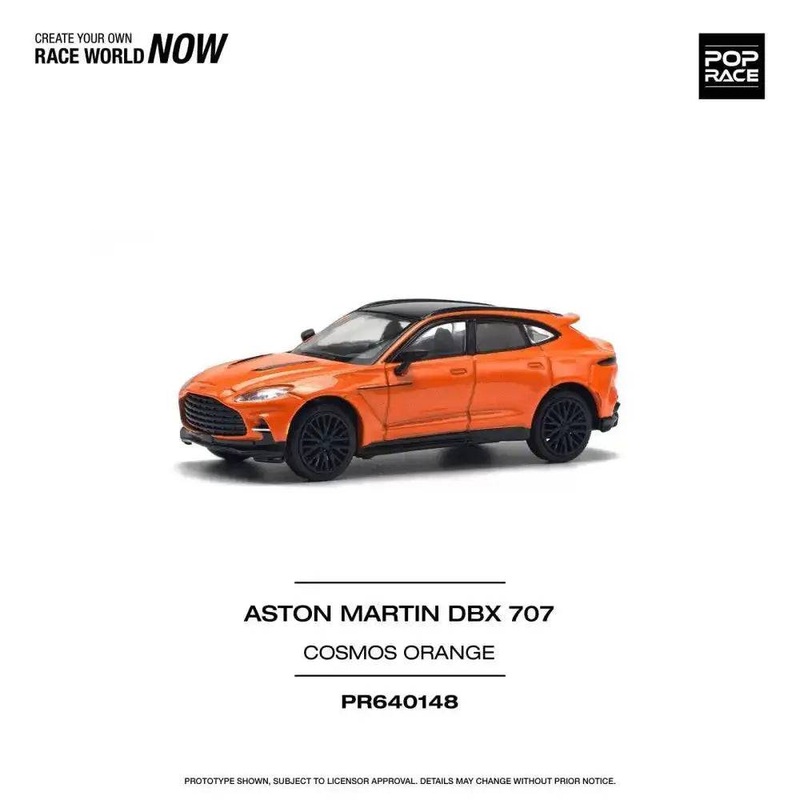 (PRE-ORDER) Pop Race 1:64 Aston Martin DBX 707 – Cosmos Orange