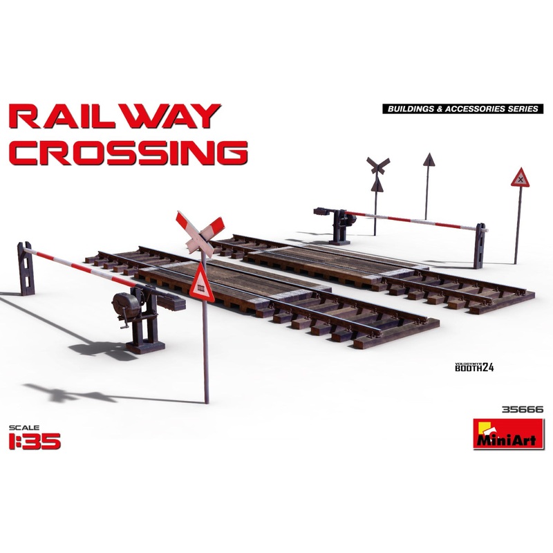 Railway Crossing 1/35 #35666 by MiniArt