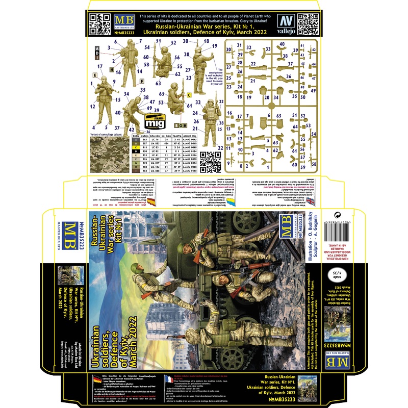 Russian-Ukrainian War series Defence of Kyiv, March 2022. Trophy. Kit No.1 1/35 #35223 by Master Box