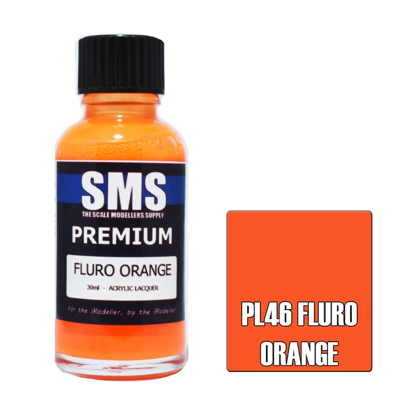 SMS Premium Lacquer – PL46 Fluro Orange