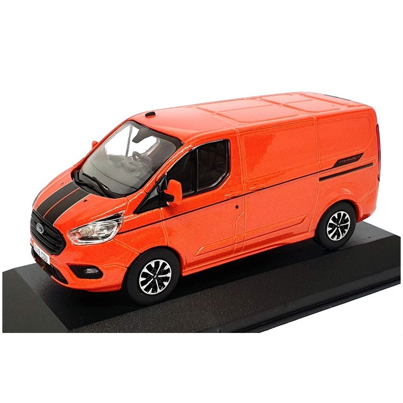 Vanguards 1/43 Scale VA15101 – Ford Transit Custom Sport SWB Van – Orange Glow