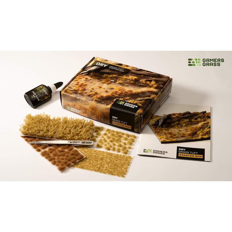 Gamers Grass Tuft Starter Boxes – Dry Grass