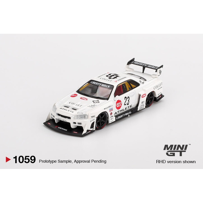 (PRE-ORDER) Mini GT 1:64 Nissan LB-ER34 Super Silhouette ATHLETE/COLLET MGT01059-R
