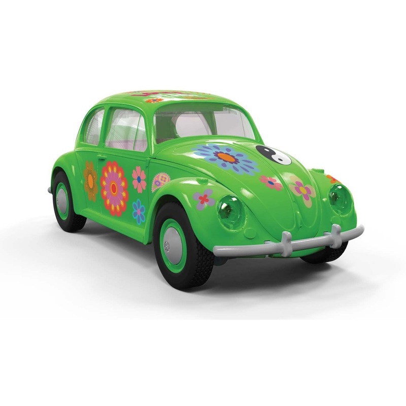 VW Beetle Flower Power 1/24 Quick Build Car Kit #J6031 by Airfix