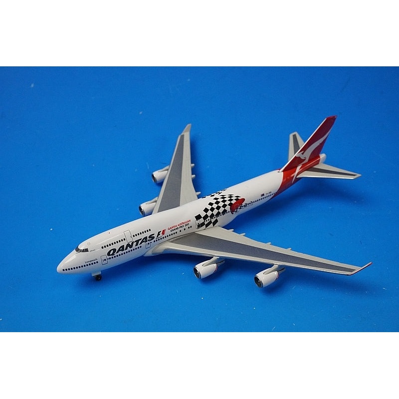 1:500 B747-400 Qantas F1 Australian Grand Prix 2011 VH-OEB 518635 Herpa airplane model