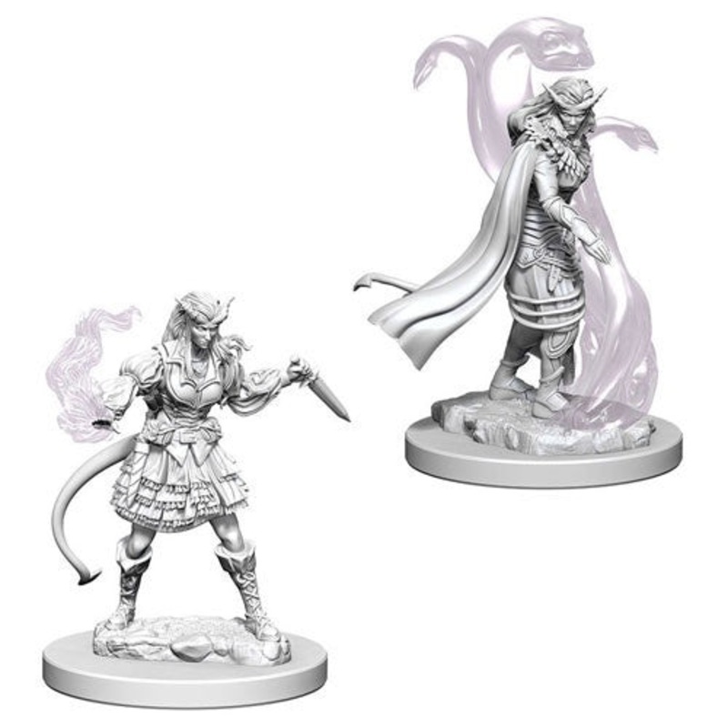D&D Unpainted Mini – Female Tiefling Sorcerer 73202