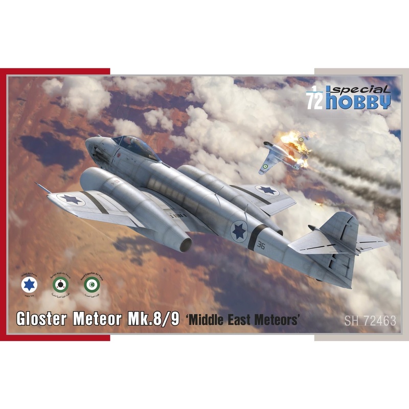 Gloster Meteor Mk.8/9 Middle East Meteors 1/72 #SH72463 by Special Hobby