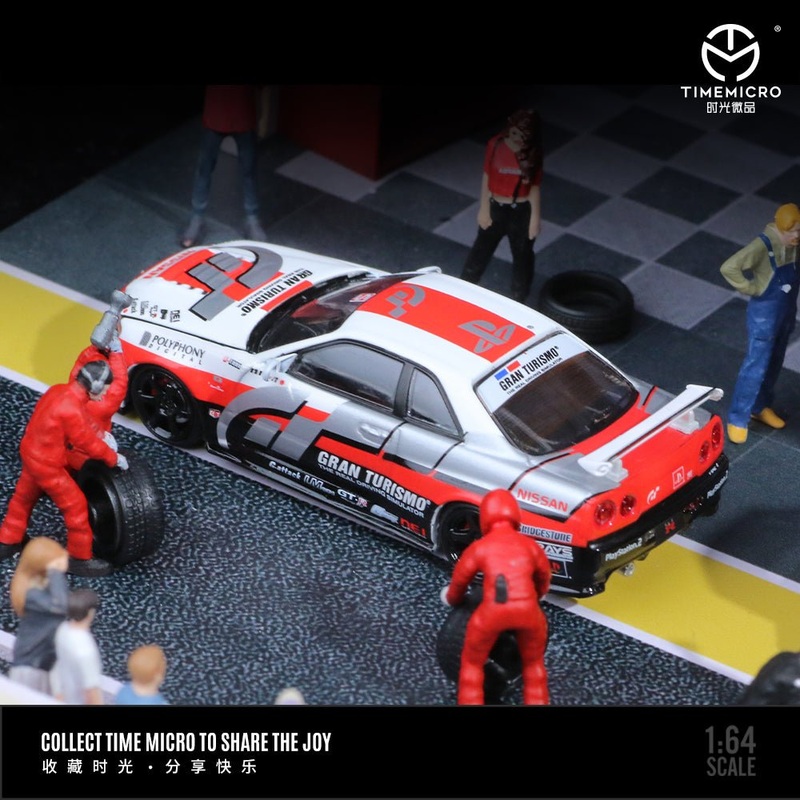 (PRE-ORDER) Time Micro 1:64 Nissan Skyline GT-R (R34) Gran Turismo