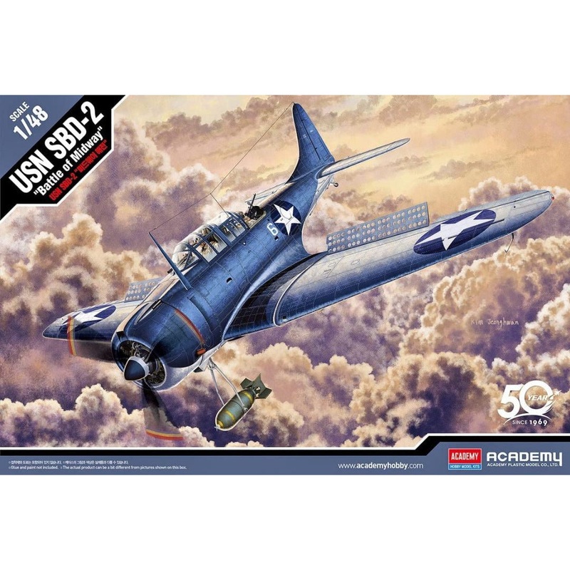 USN SBD-2 Midway 1/48 #12335 by Academy