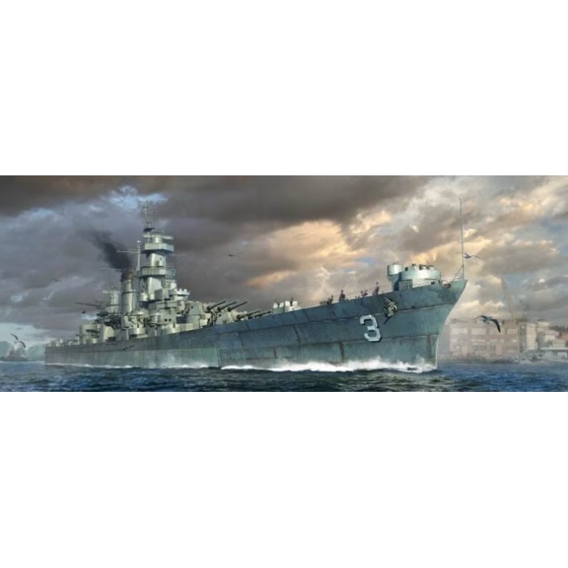 USS Hawaii CB-3 1/700 #06740 by Trumpeter