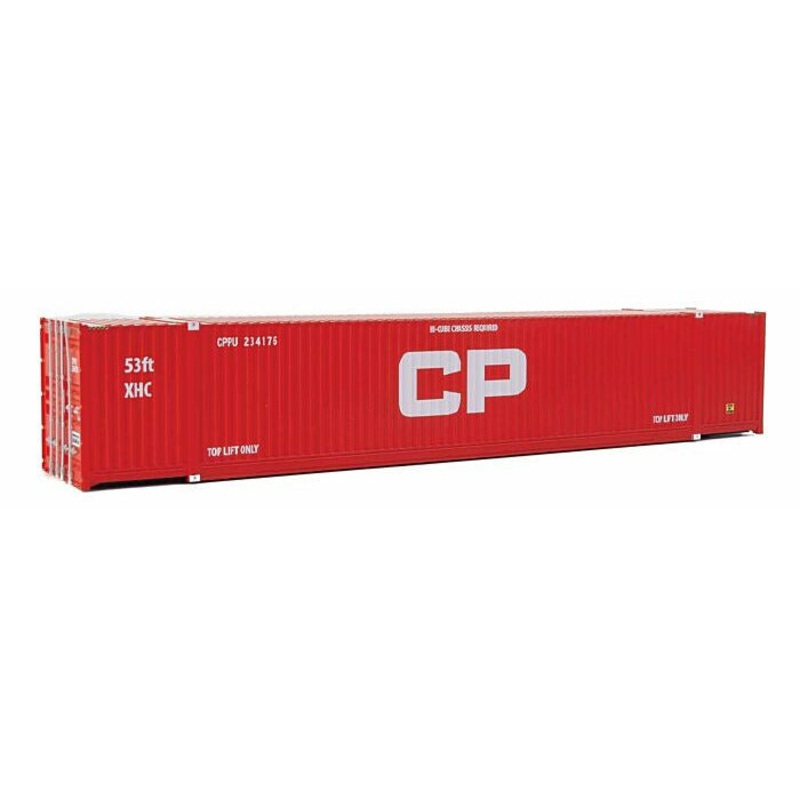 Woodland Scenics 53′ Singamas Corrugated-Side Container Canadian Pacific (Red, Large CP) WOO8536