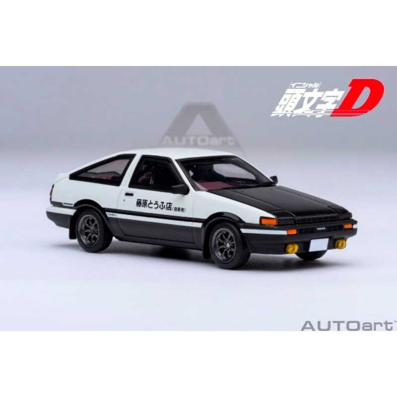 [ Back-order ] 20036 AUTOart 1:64 Toyota Sprinter Trueno (AE86) Initial D Project D Final Version