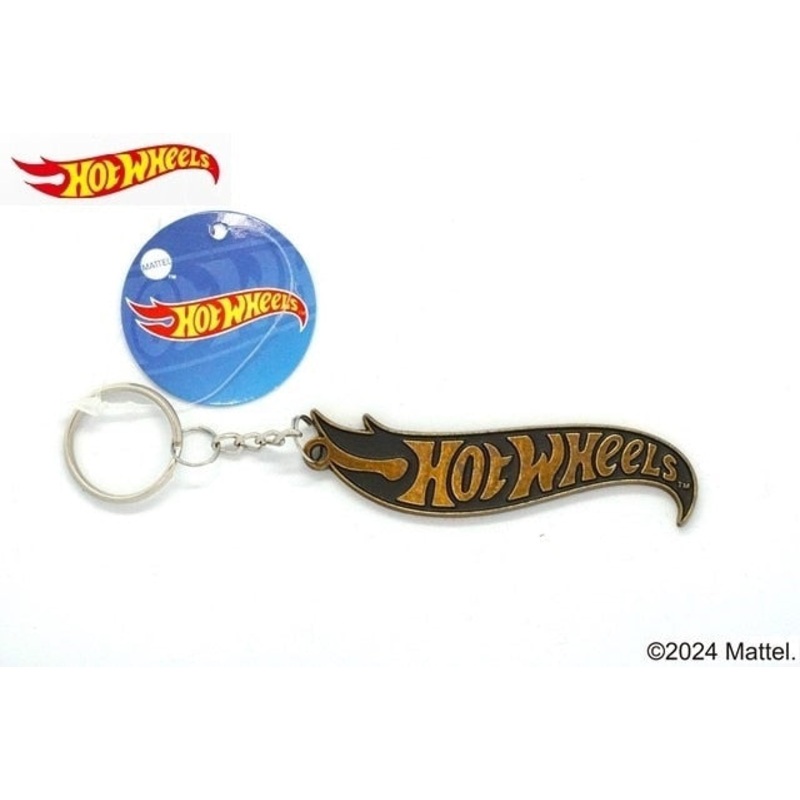 HWU87589 Hot Wheels Metal Keychain VGD 8cm Vintage Gold