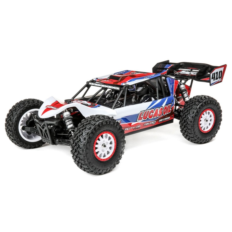 Losi 1/10 4WD Desert Buggy RTR Brushless Tenacity DB Pro – Lucas Oil LOS03027T1