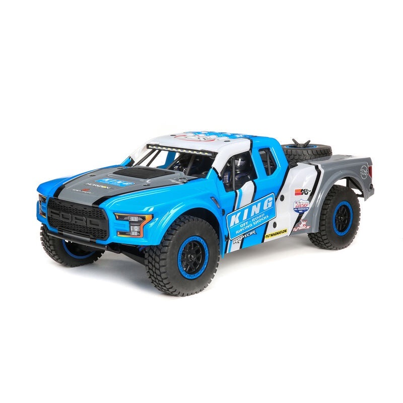 Losi 1/10 4WD Short Course Truck RTR Brushless Ford Raptor Baja Rey – King Shocks LOS03020V2T1