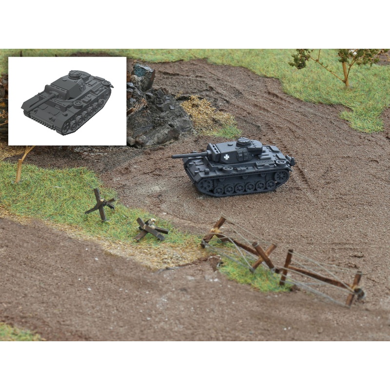 Panzer PzKpfw III Ausf. L Wehrmacht – unpainted