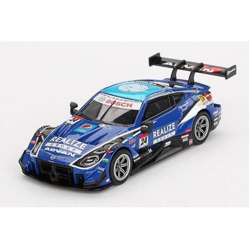 (PRE-ORDER) MINI GT 1:64 Nissan Z GT500 #24 Realize Corporation ADVAN Z Kondo Racing 2023 SUPER GT SERIES MGT00850-BL