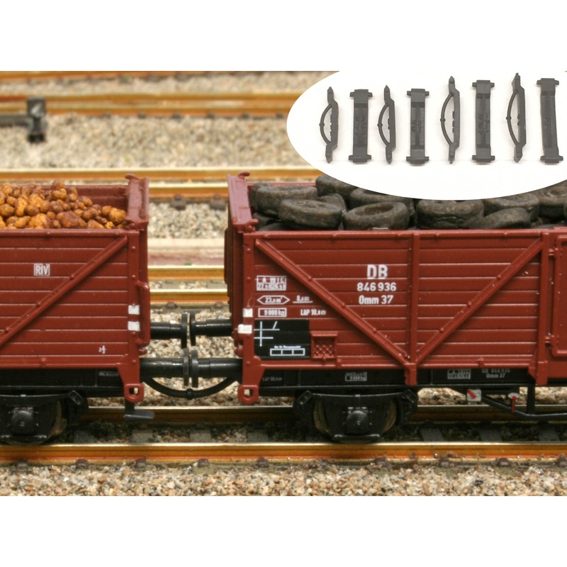 Ready-made model sample pack of coupling rods, highly detailed, 6 pieces