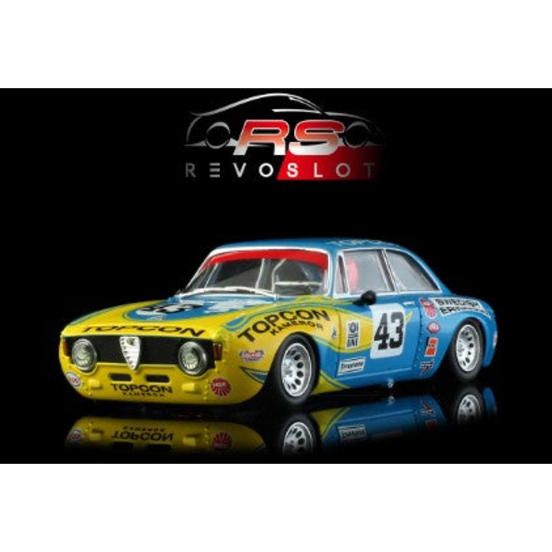RevoSlot Alfa Romeo GTA 1300 Junior #43 Topcon Racing Team RAC Tourist Trophy 1972 Claes Rothstein