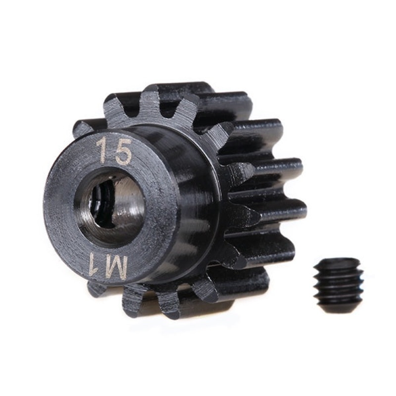 Traxxas Machined Mod 1.0 Pinion Gear w/5mm Bore (15T) – TRA6487R