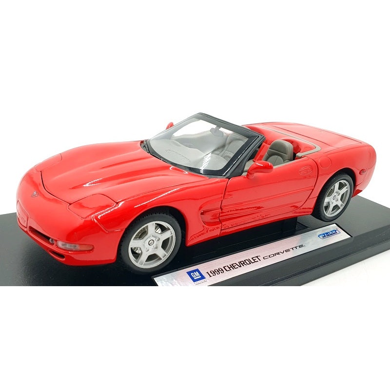 Welly 1/18 Scale Diecast 2111 – 1999 Chevrolet Corvette – Red