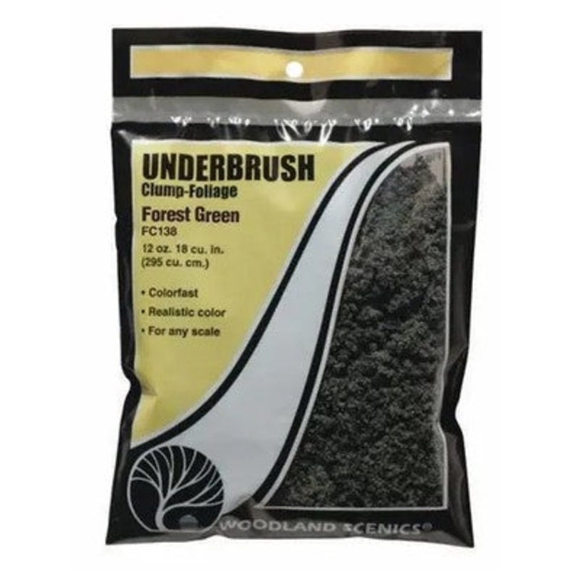 Woodland Scenics FC138 Underbrush – Forest Green