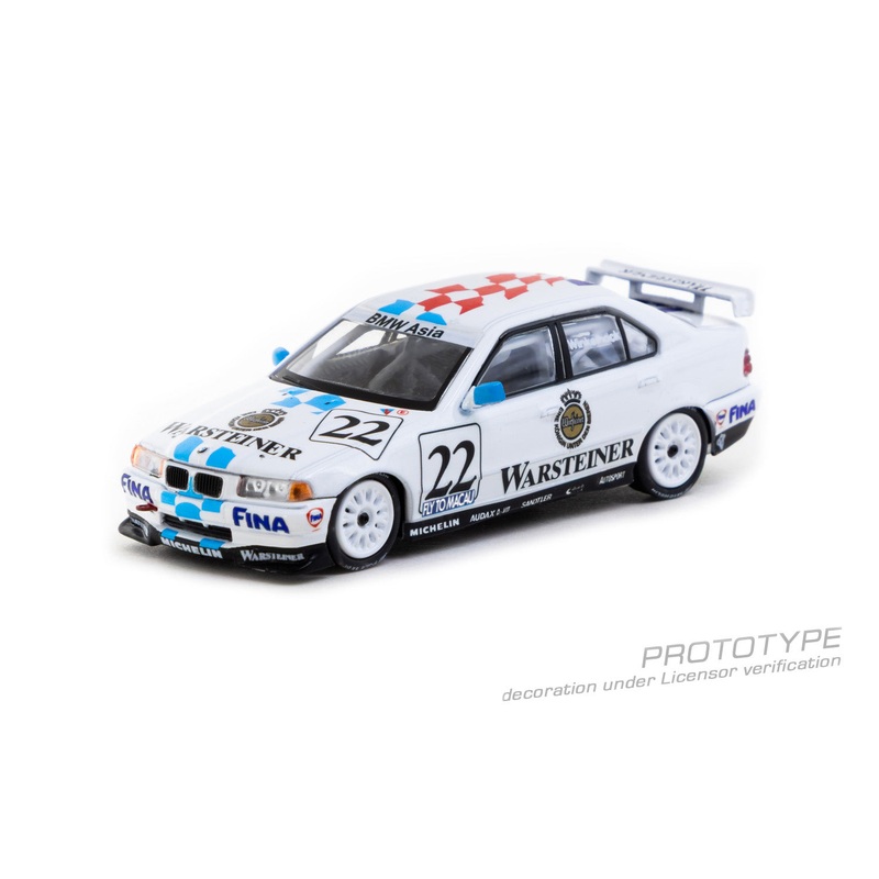 (PRE-ORDER) Tarmac Works X Werk83 1:64 BMW 320i Macau Guia Race 1996 Joachim Winkelhock