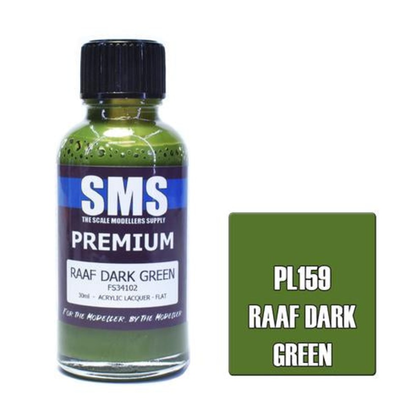 SMS Premium Lacquer – PL159 RAAF Dark Green