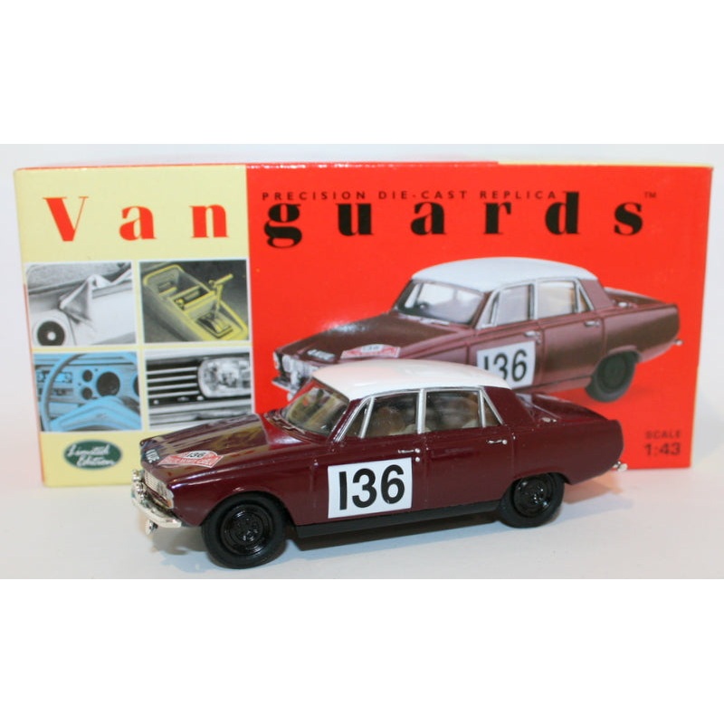 Vanguards 1/43 Scale Diecast VA27008 – Rover P6 2000 – Roger Clarks Rally Car