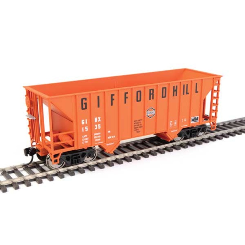 34′ 100-Ton 2-Bay Hopper – Ready to Run #56600 Gifford Hill GIHX #1535