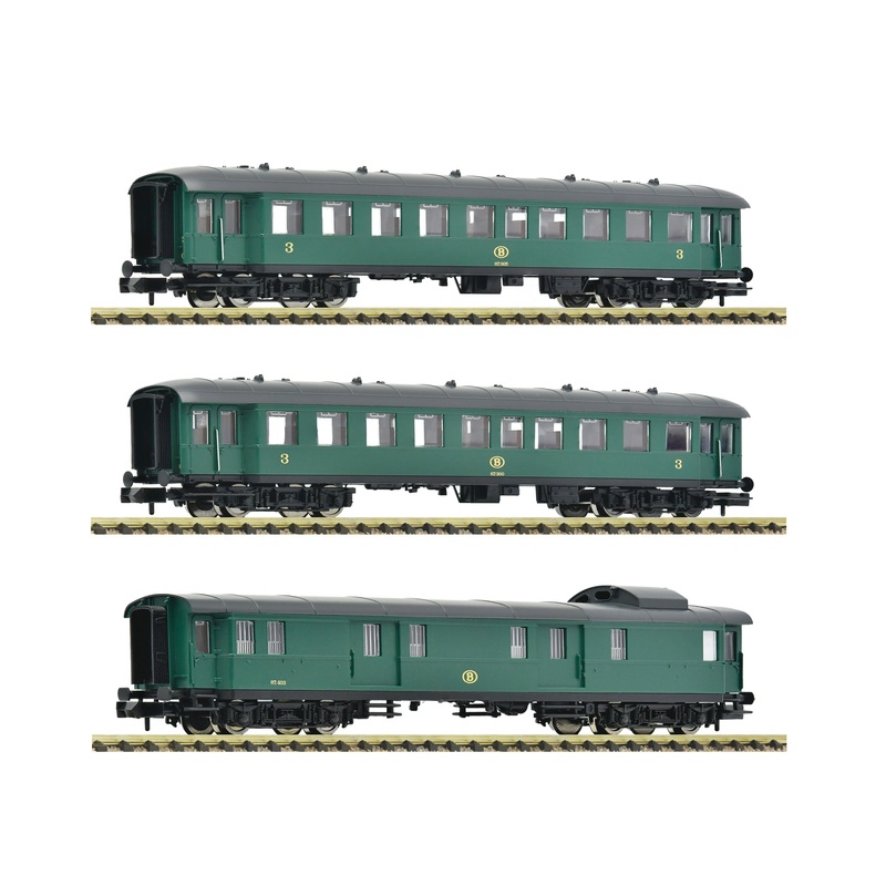 Passenger car set passenger train SNCB Ep.III 3-piece