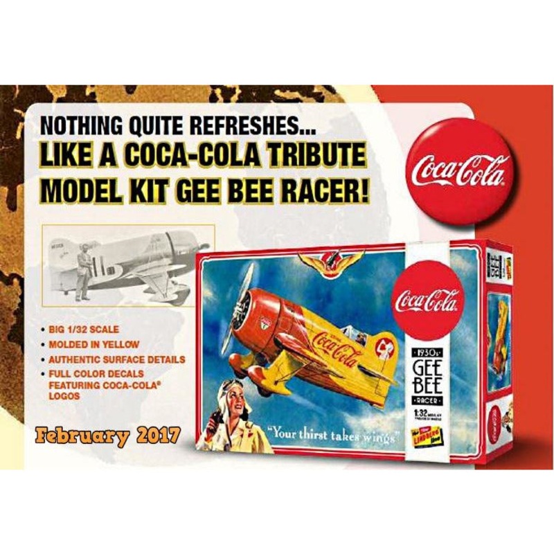 1932 Coca-Cola Gee Bee Racer 1/32 by Lindberg