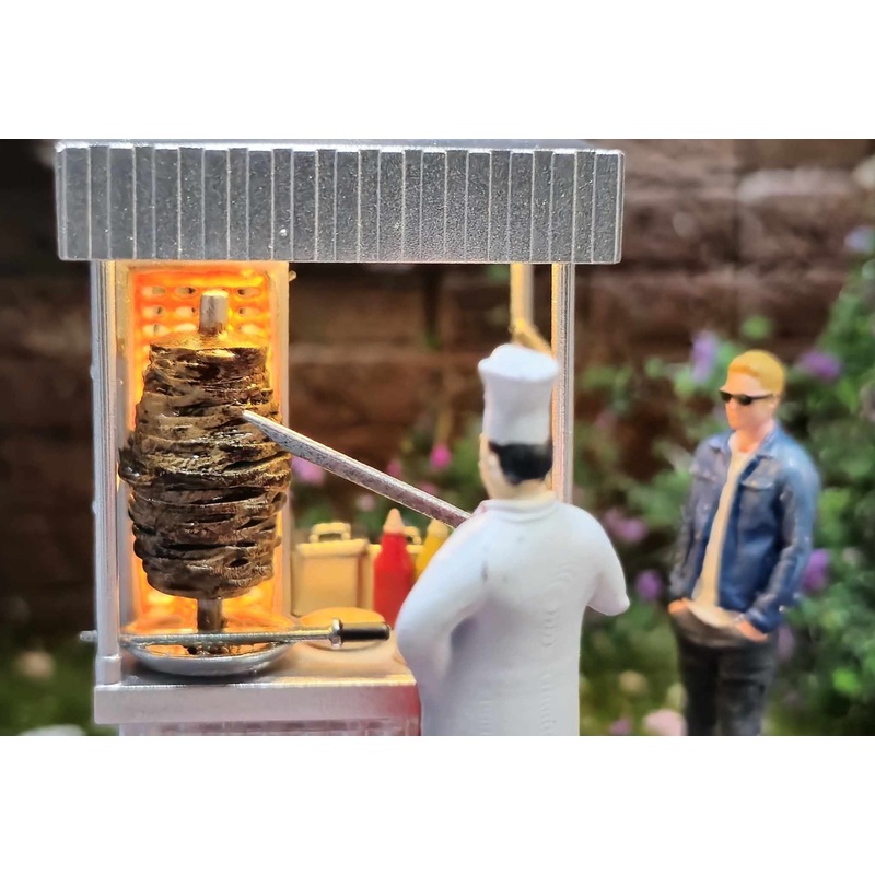 Akara X MR K 1:64 Kebab Stand w/Lights