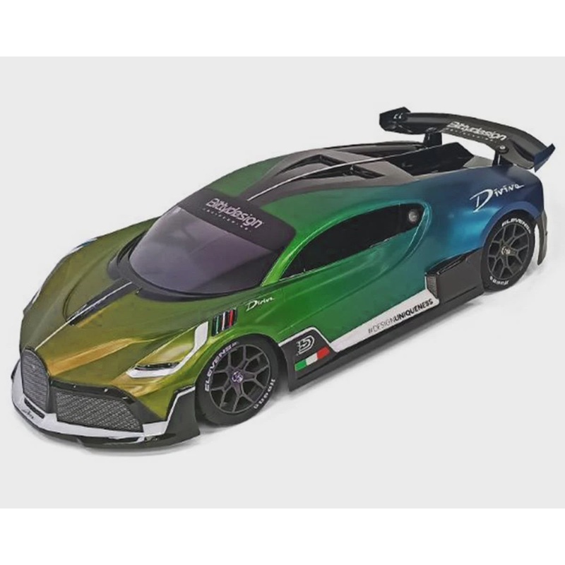 Bittydesign Divina 1/8 Supercar Body (Clear) (Arrma Vendeta/Infraction 3S)