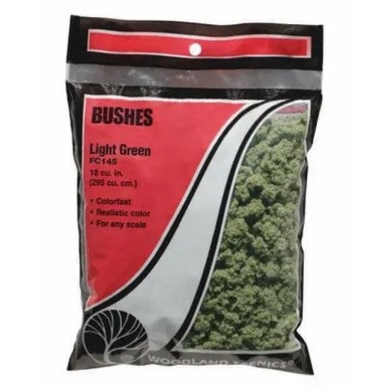 Woodland Scenics FC145 Bushes – Light Green