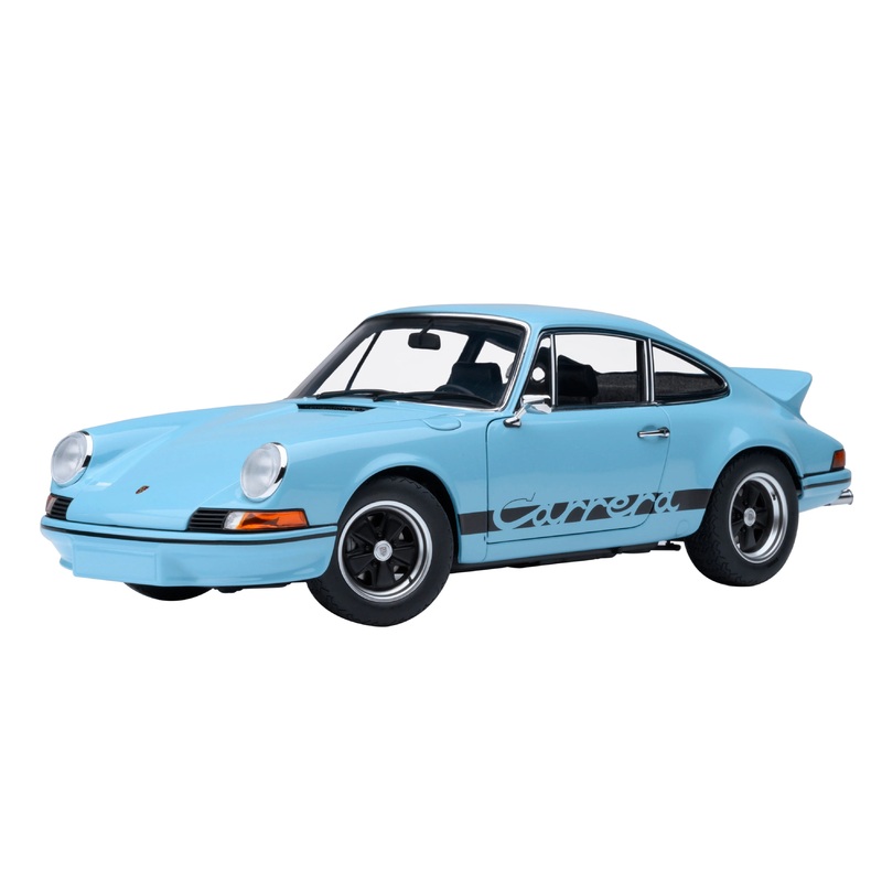 [ Back-order ] 78032 AUTOart 1:18 Porsche 911 Carrera 2.7 RS Gulf Blue Black Stripes model car