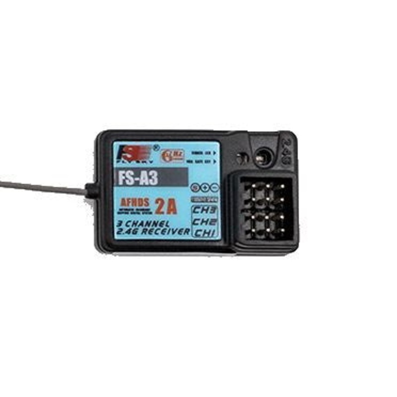 Flysky FS-A3 Splash Proof 2.4Ghz 3 Channel Receiver – FLYFS-A3SP