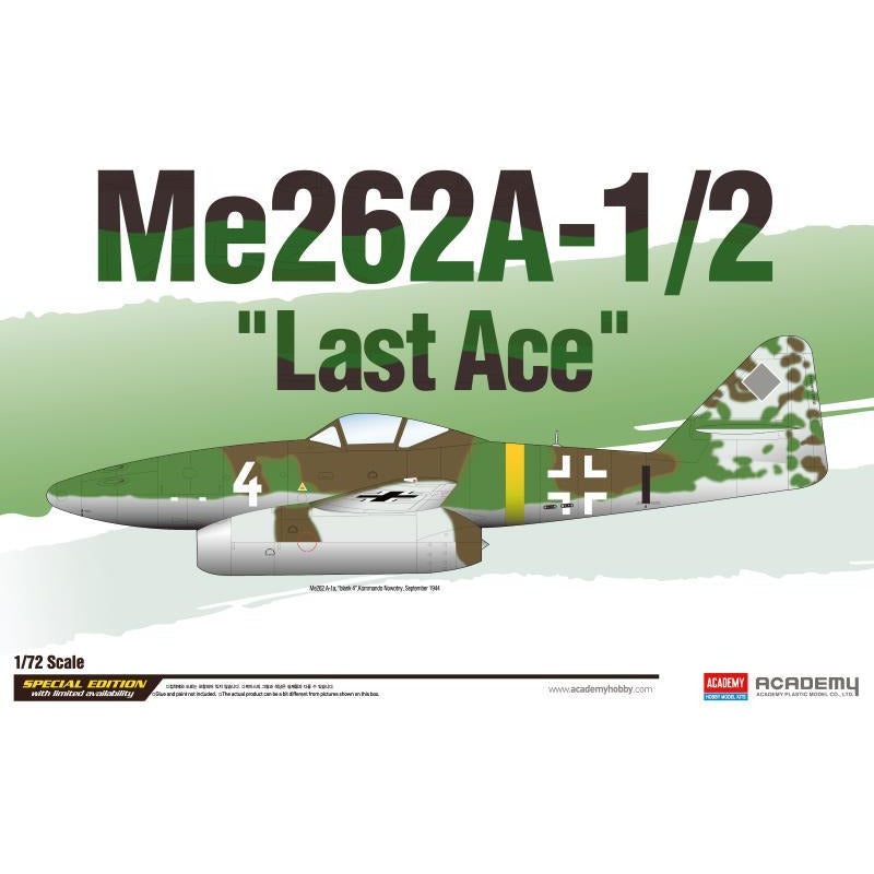 Me262A-1/2 Last Ace 1/72 #12542 by Academy