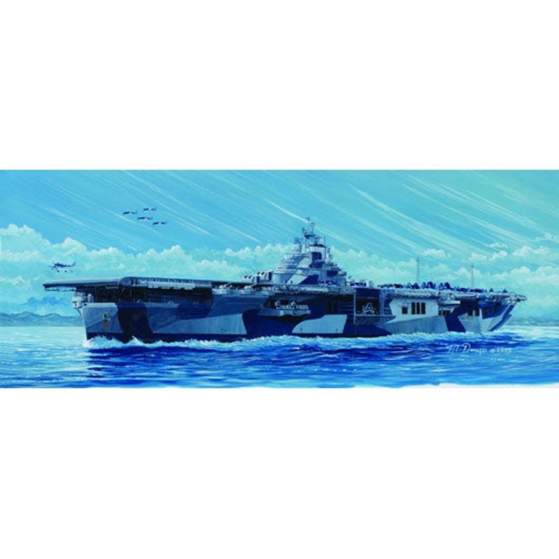 USS Franklin CV-13 1/700 #05730 by Trumpeter